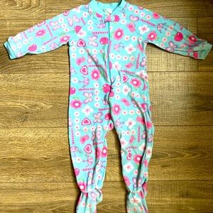 The Children’s Place Girl footie PJs